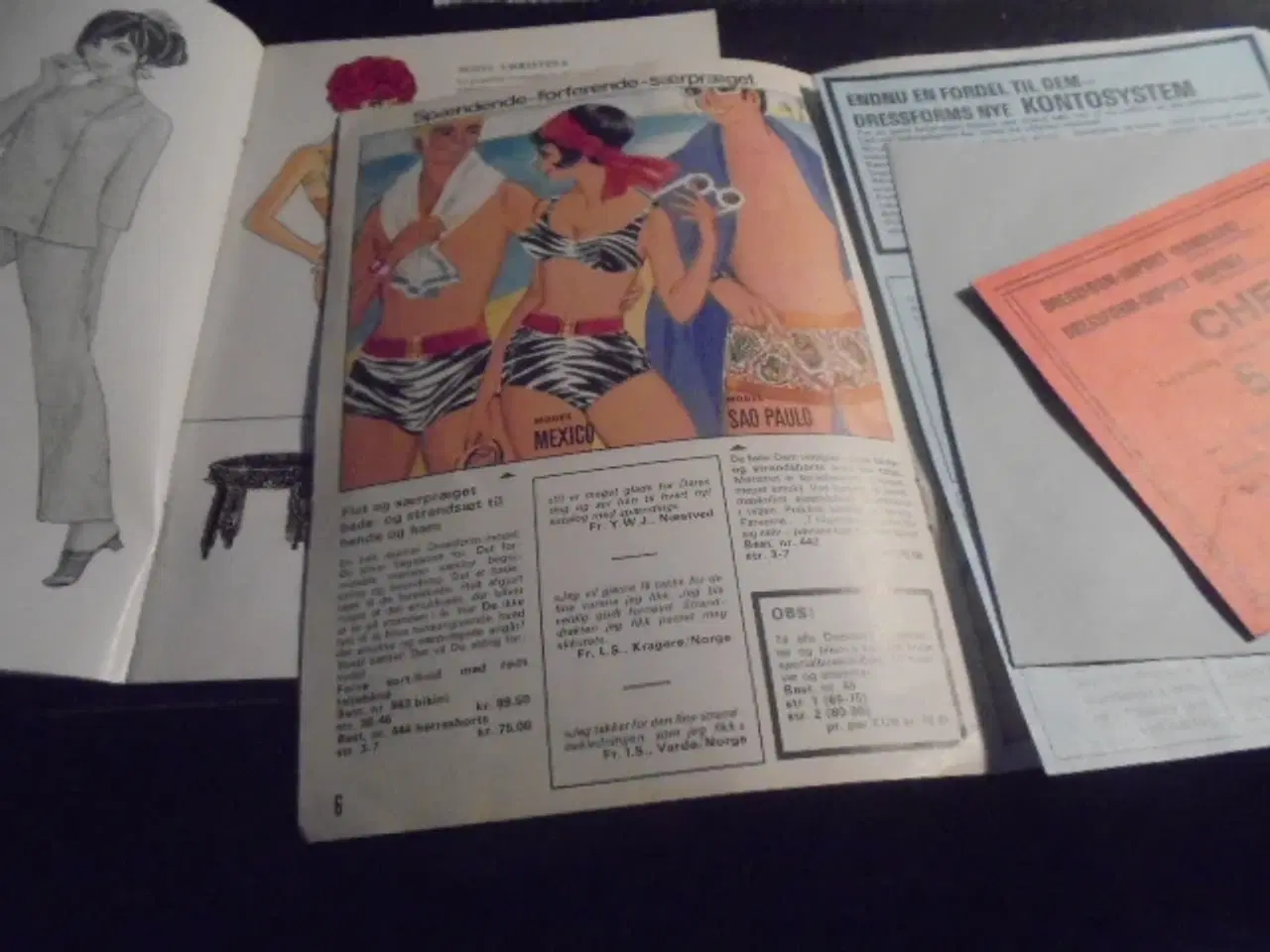 Billede 2 - 2 frække undertøjskataloger fra omkring 1970