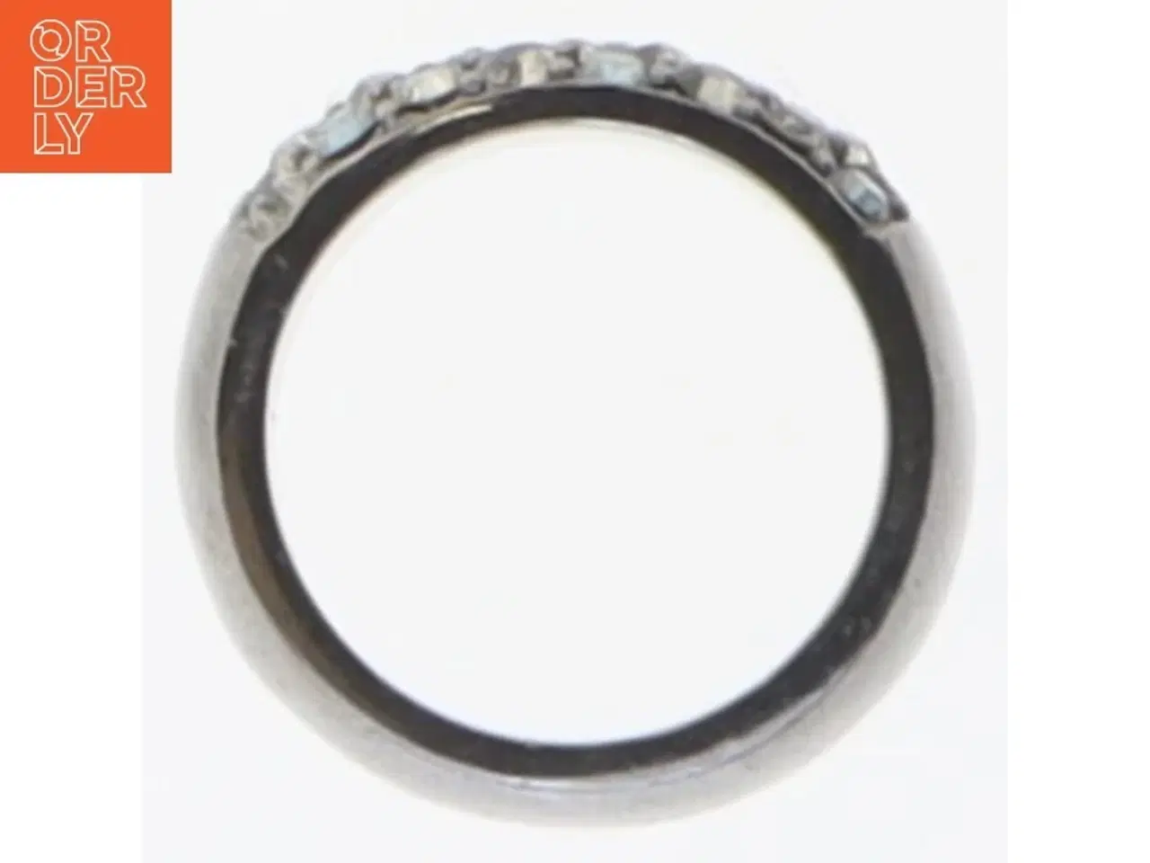 Billede 3 - Sølvring med sten fra Dyrberg Kern (str. 55 mm)