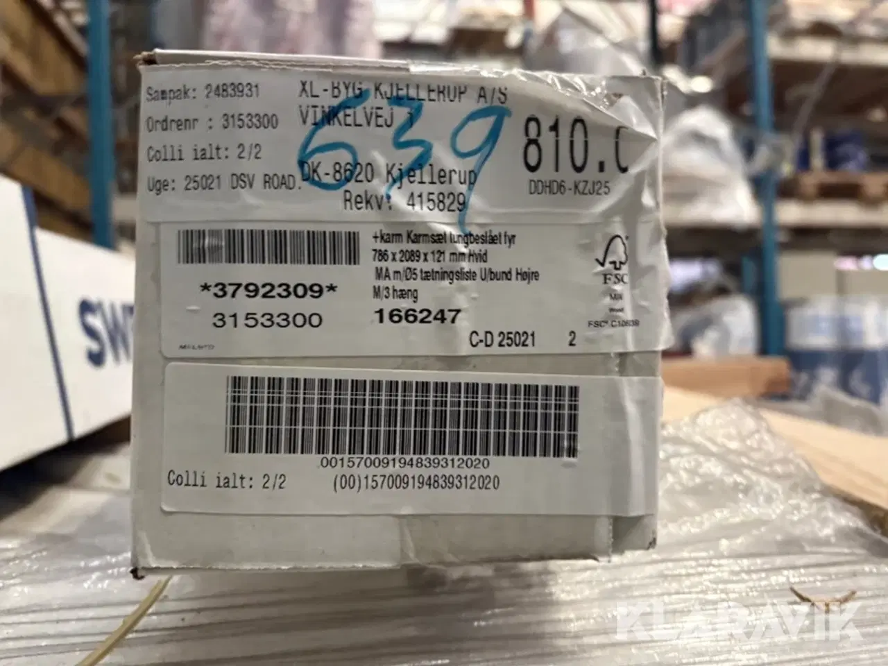 Billede 11 - Lot: døre og karme Swedoor 13 assorteret døre - 2 karme