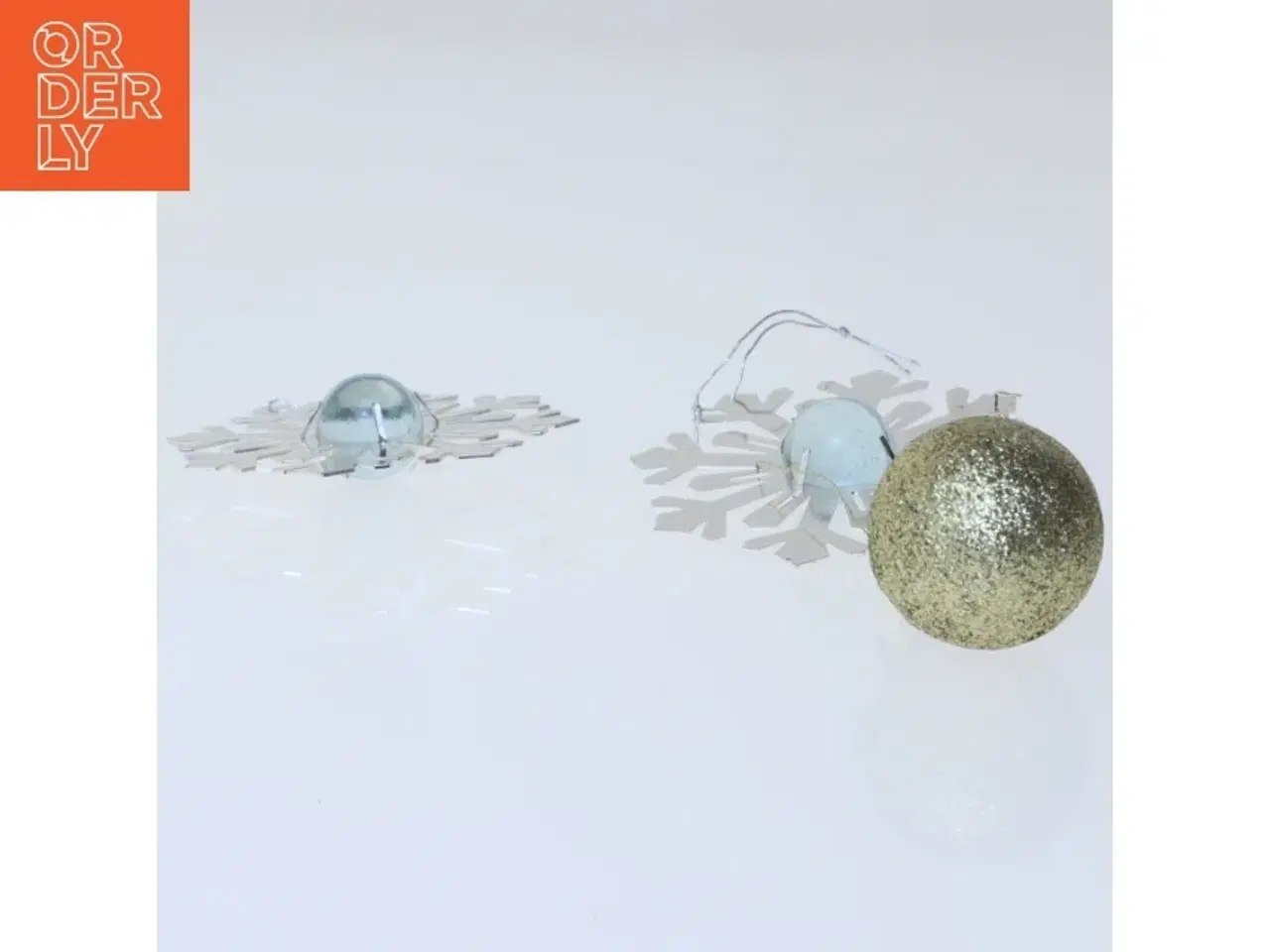 Billede 2 - Snefnug julepynt (str. Ø 6 cm)