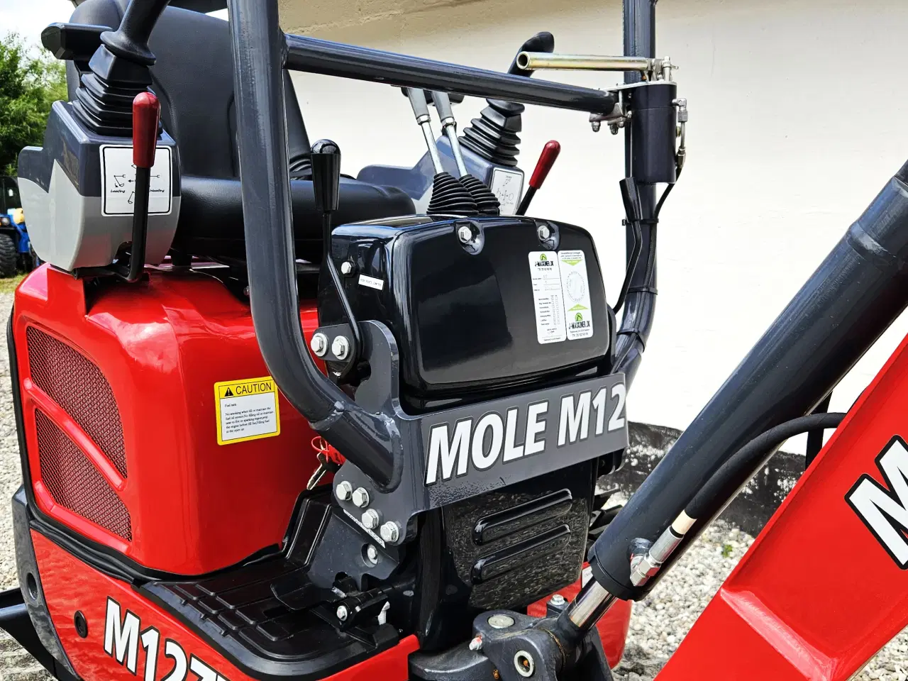 Billede 12 - Mole M12ZT / Kubota motor / fabriksny med skovle
