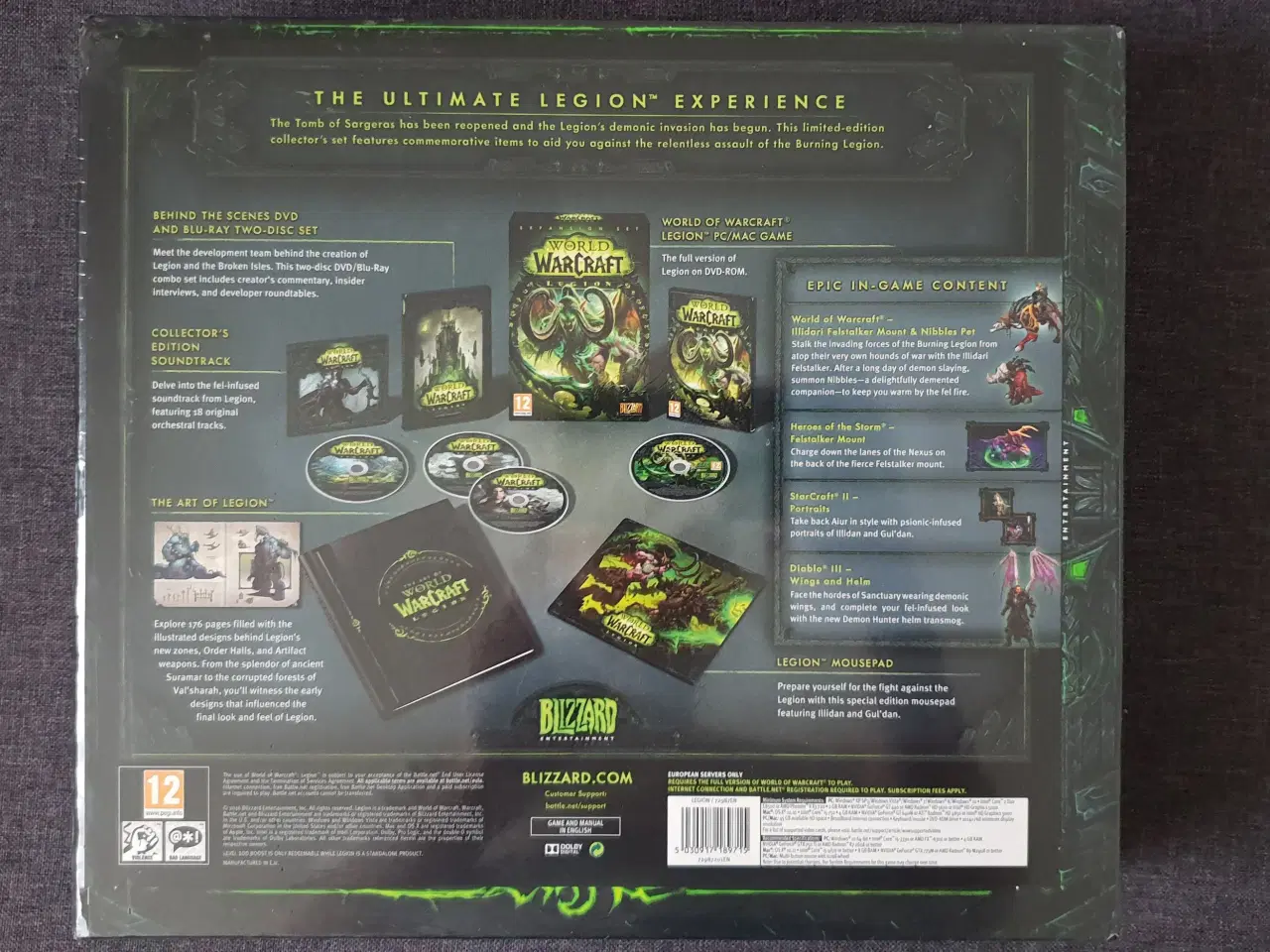 Billede 2 - World of Warcraft: Legion Collectors Edition (PC) 