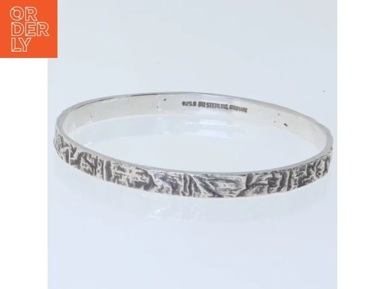 Billede 1 - Sterling sølv armring (str. Ø 7 cm)