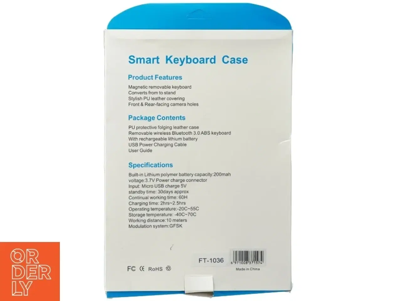 Billede 2 - Smart keyboard til iPad (str. 29 x 20cm)