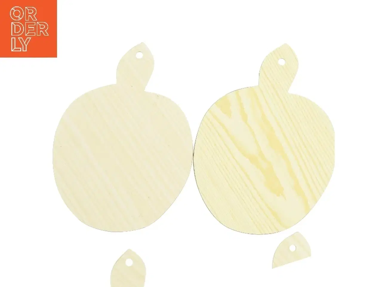 Billede 2 - Træbakker med æblemotiv