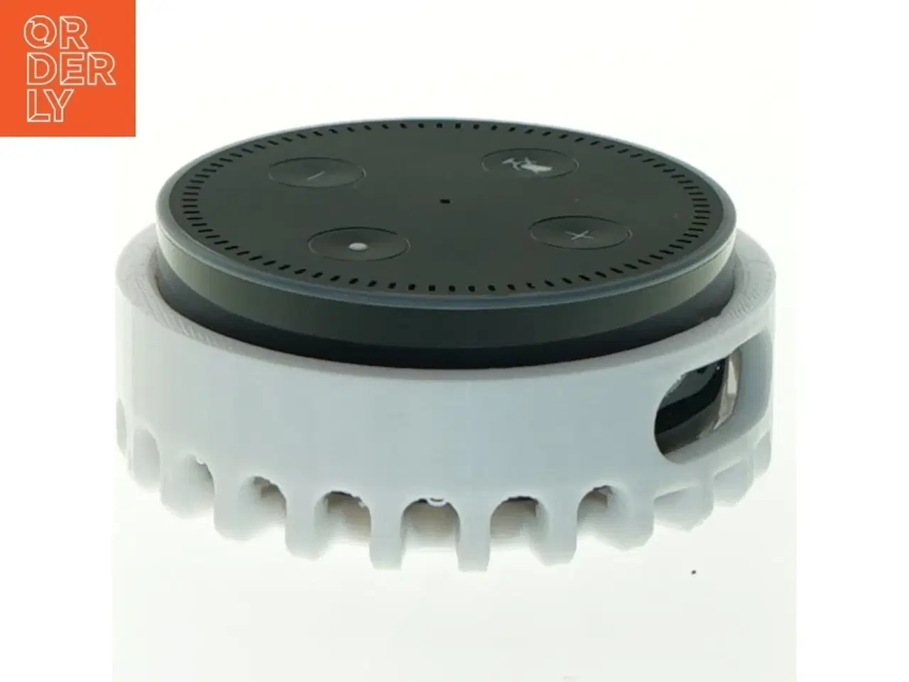 Billede 1 - Amazon Echo Dot (2nd Generation) med hvidt hus fra Amazon (str. 10 cm)