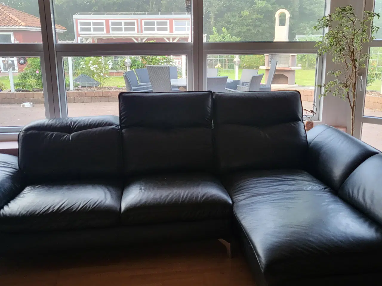 Billede 1 - Lædersofa