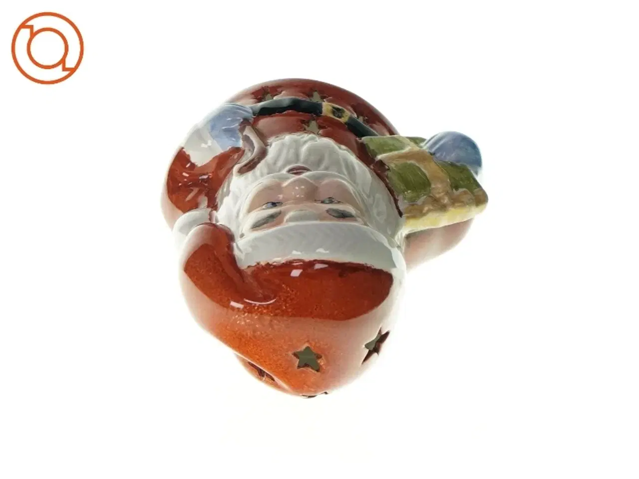 Billede 4 - Dekorativ julemandsfigur med lys (str. LB:23x7cm)
