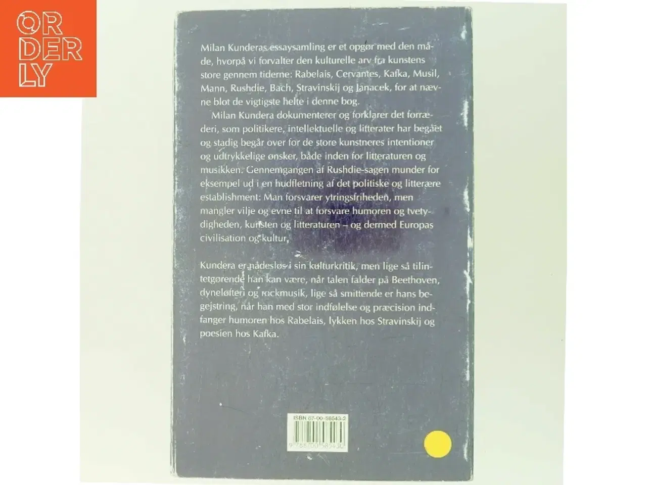 Billede 3 - De forrådte testamenter af Milan Kundera (Bog)