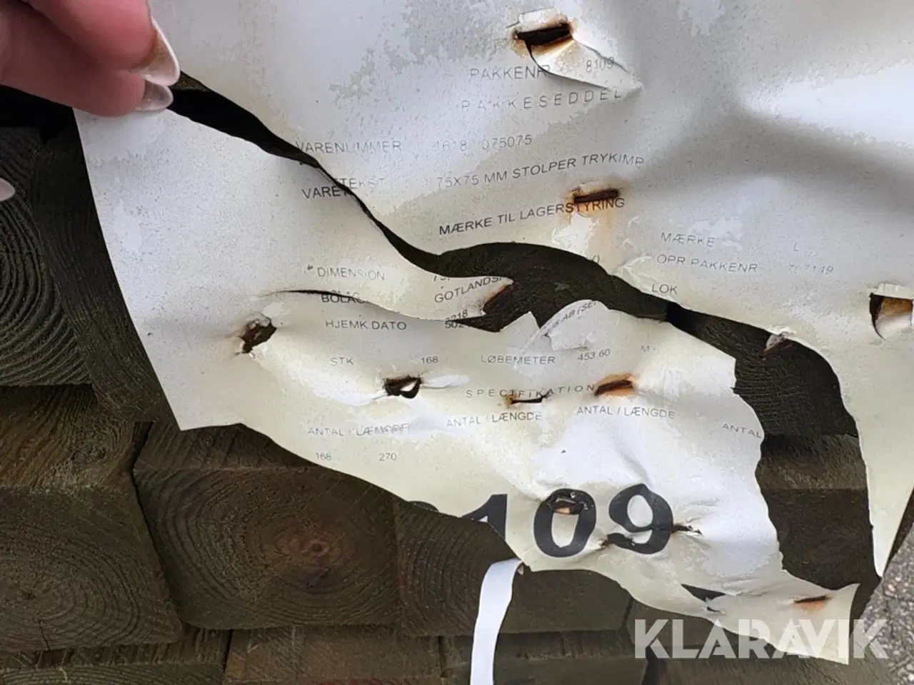 Billede 6 - Trykimprægnerede stolper 168 styk