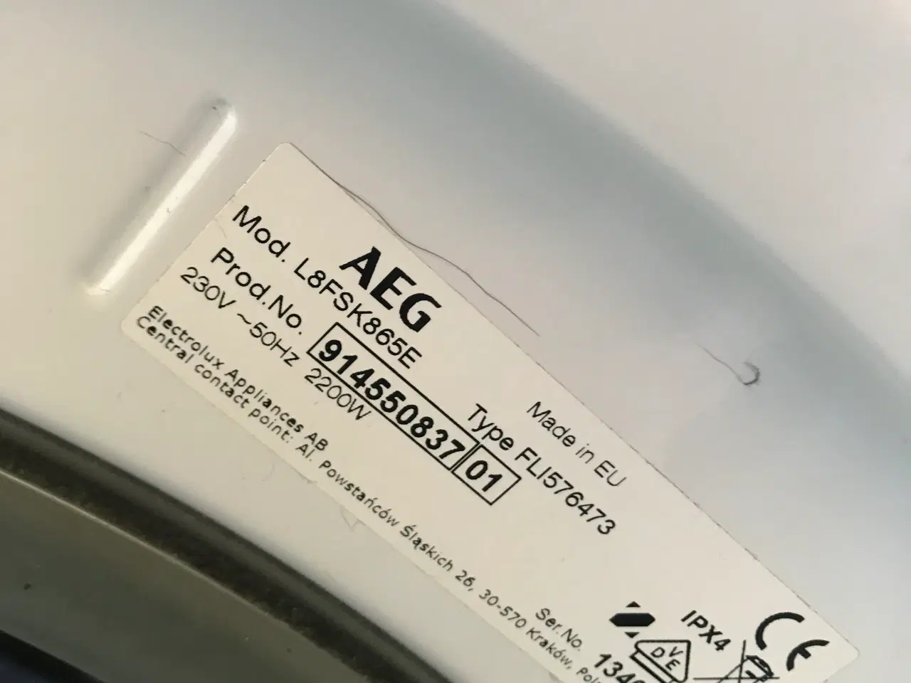 Billede 2 - AEG lavamat 8000 serie med dampfuntion