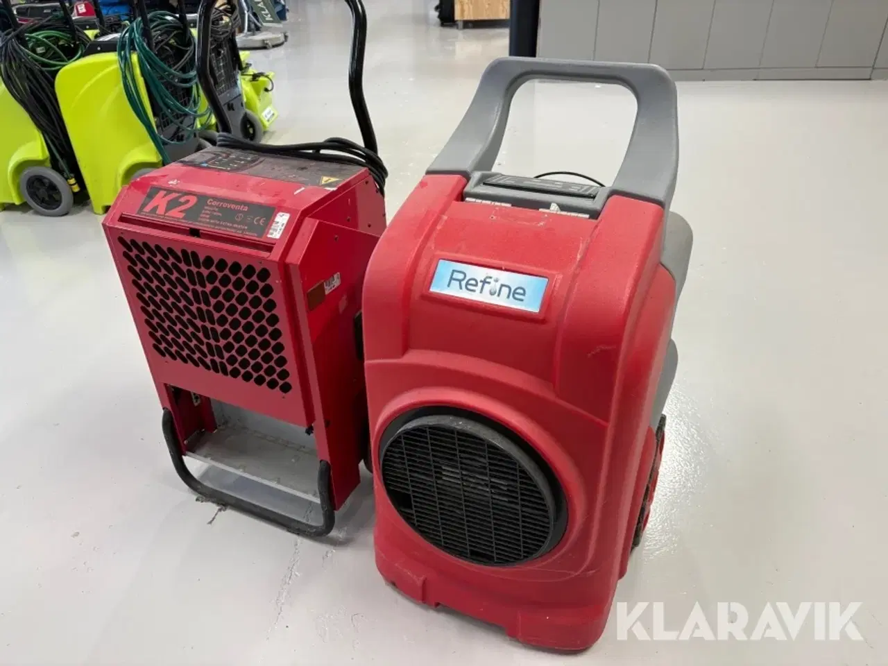 Billede 1 - Affugtere Corroventa / Refine K2 / 125 liter 2 styk