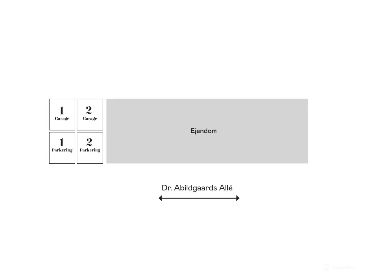 Billede 9 - Garage med tilhørende p-plads på Dr. Abildgaards Allé