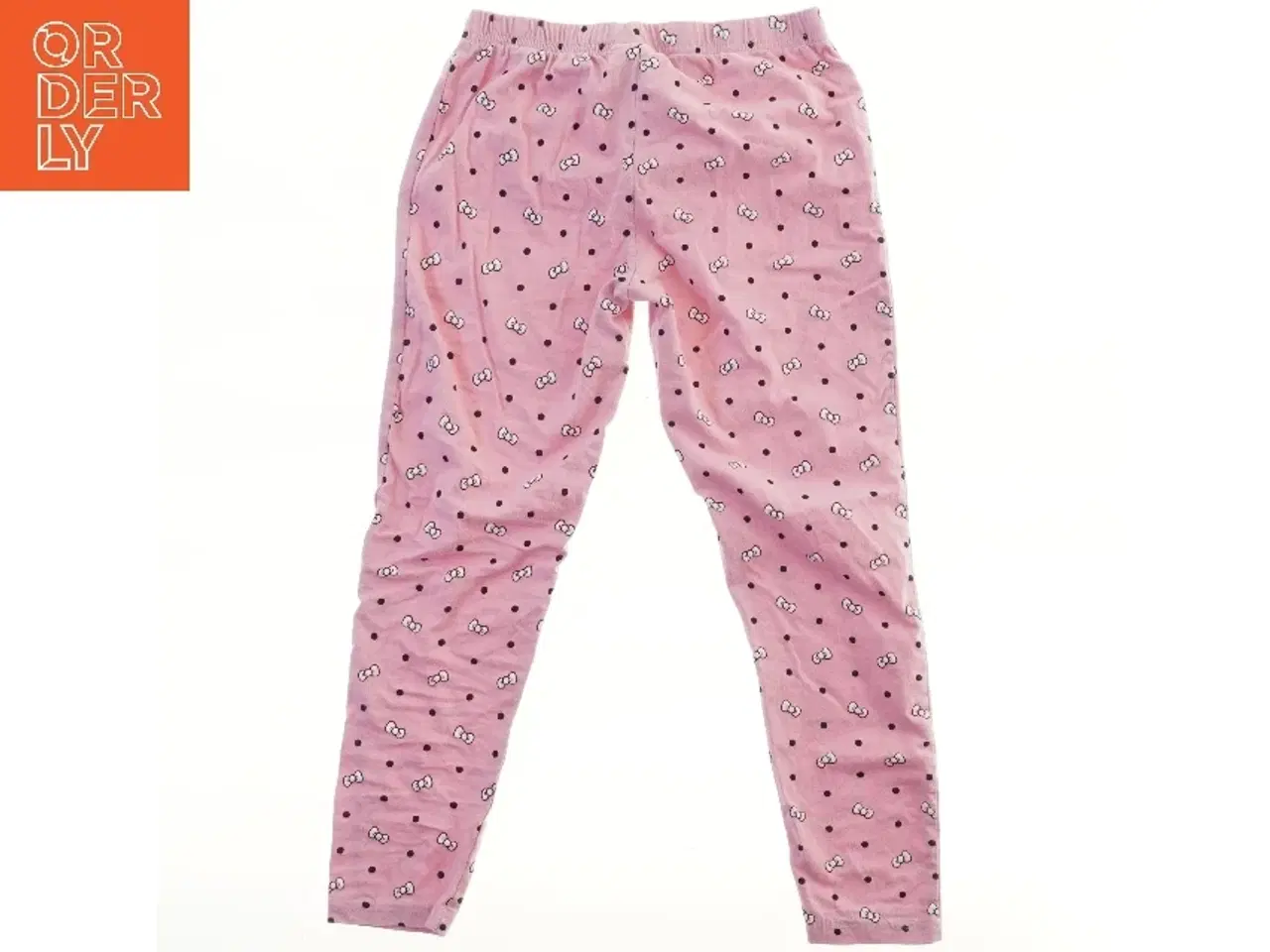 Billede 2 - Lyserøde leggings med mønster fra Hello Kitty (str. 140)