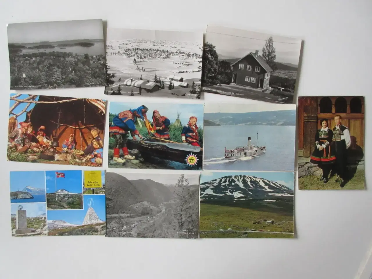 Billede 5 - Postkort fra Norge 37 brugte postkort 