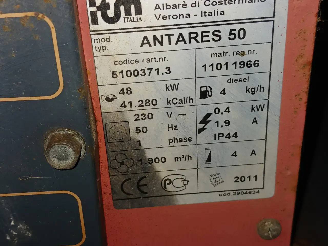 Billede 3 - Varmekanon på 48Kw