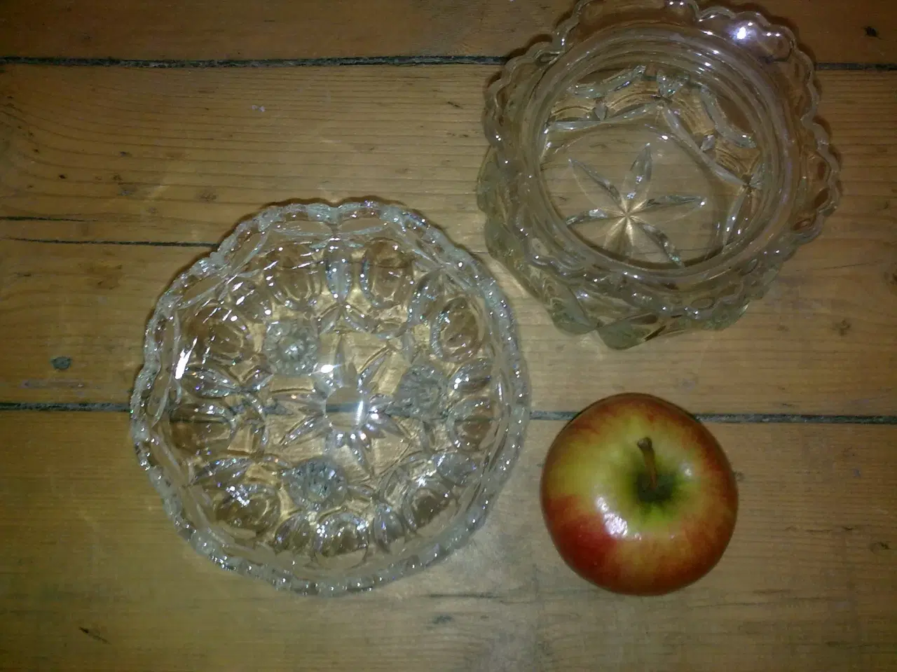 Billede 3 - Sommerfugl ROLF Fyens Glasværk 1934 fodskål vase