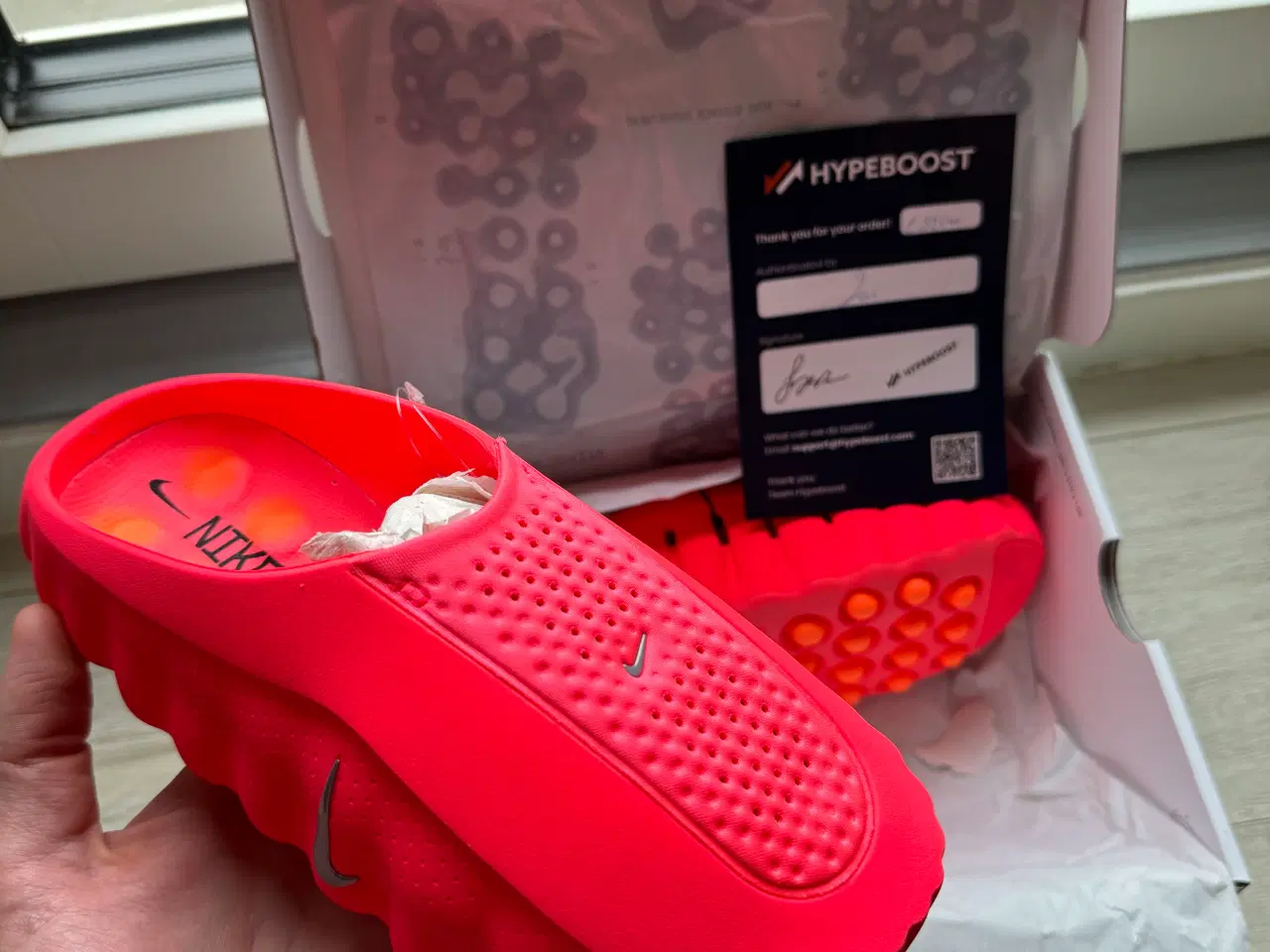 Billede 1 - Nike Mind 001 Slide Solar Red 