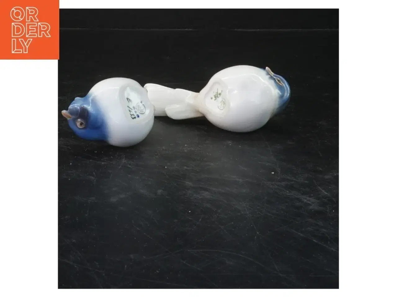 Billede 2 - Keramiske fuglefigurer fra Royal Copenhagen (str. 5x13 cm)