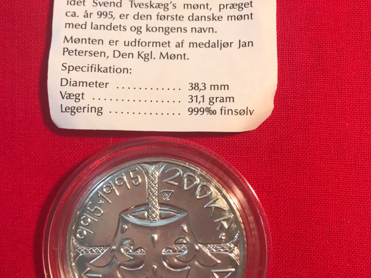 Billede 3 - Erindringsmønt 