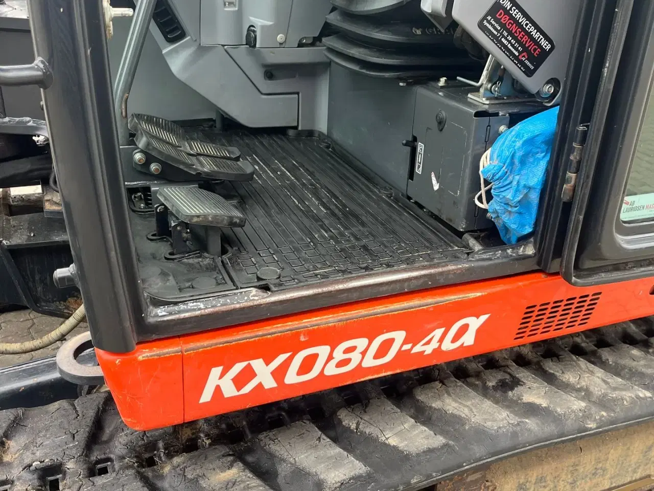 Billede 10 - Kubota KX080-4 Engcon rotortilt, Centralsmørring og 3 Engcon skovle