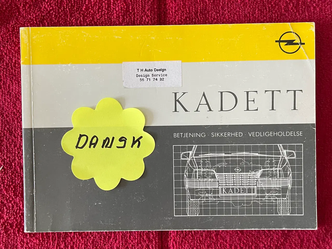 Billede 2 - Instruktionsbog  Opel Kadett