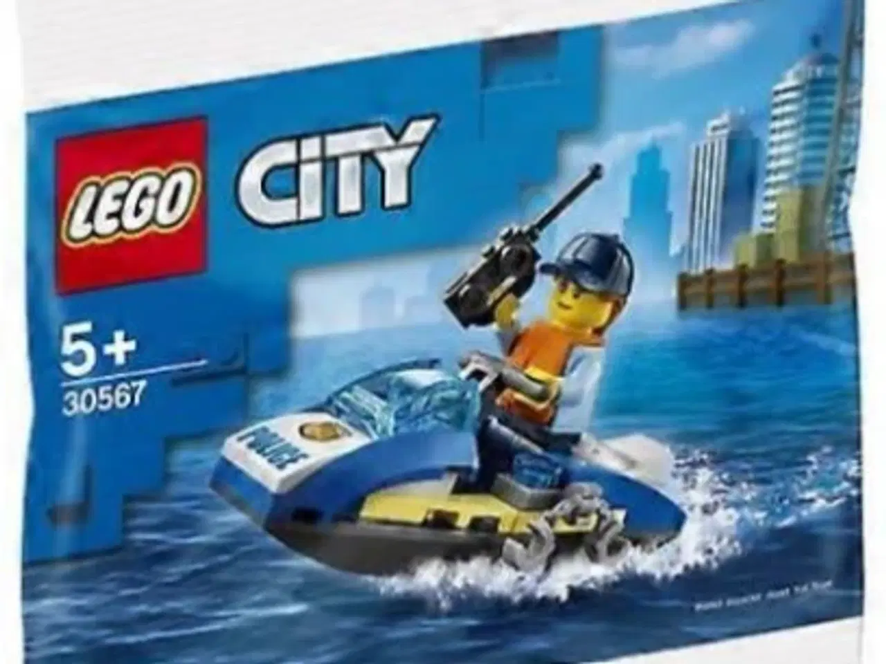 Billede 1 - LEGO City Politi Jetski Legetøjsæt 30567