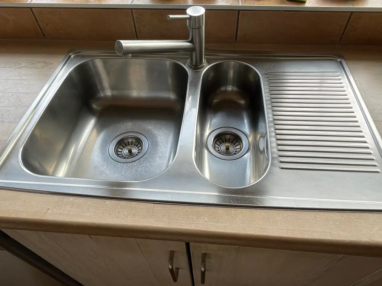 Billede 1 - Køkkenvask, stål