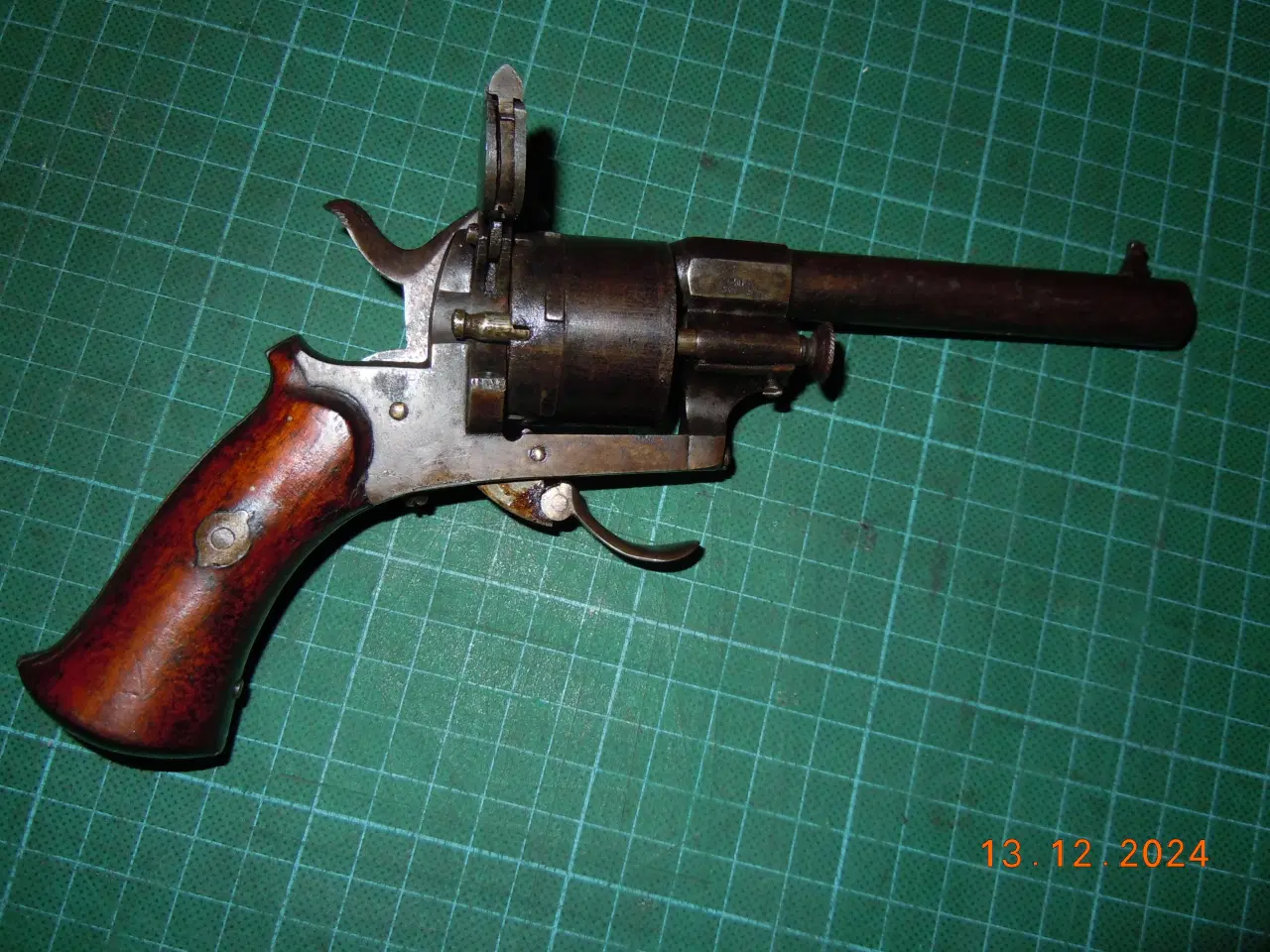 Billede 7 - Pin-fire revolver 1862 I 9 mm Pin-fire 6 skuds.