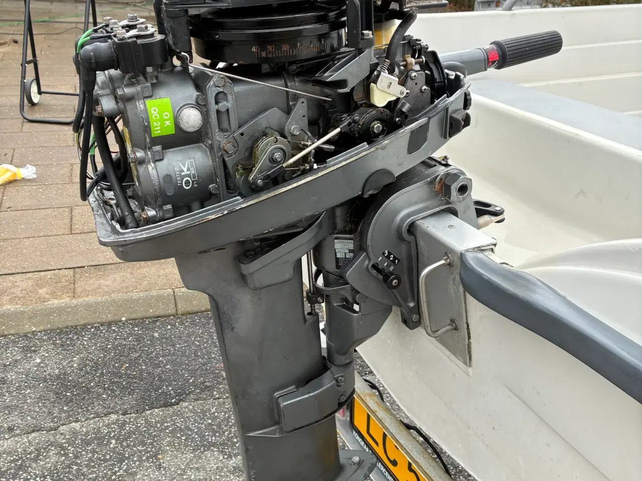 Billede 2 - Terhi jolle m. 15 hk Mariner + indreg. trailer