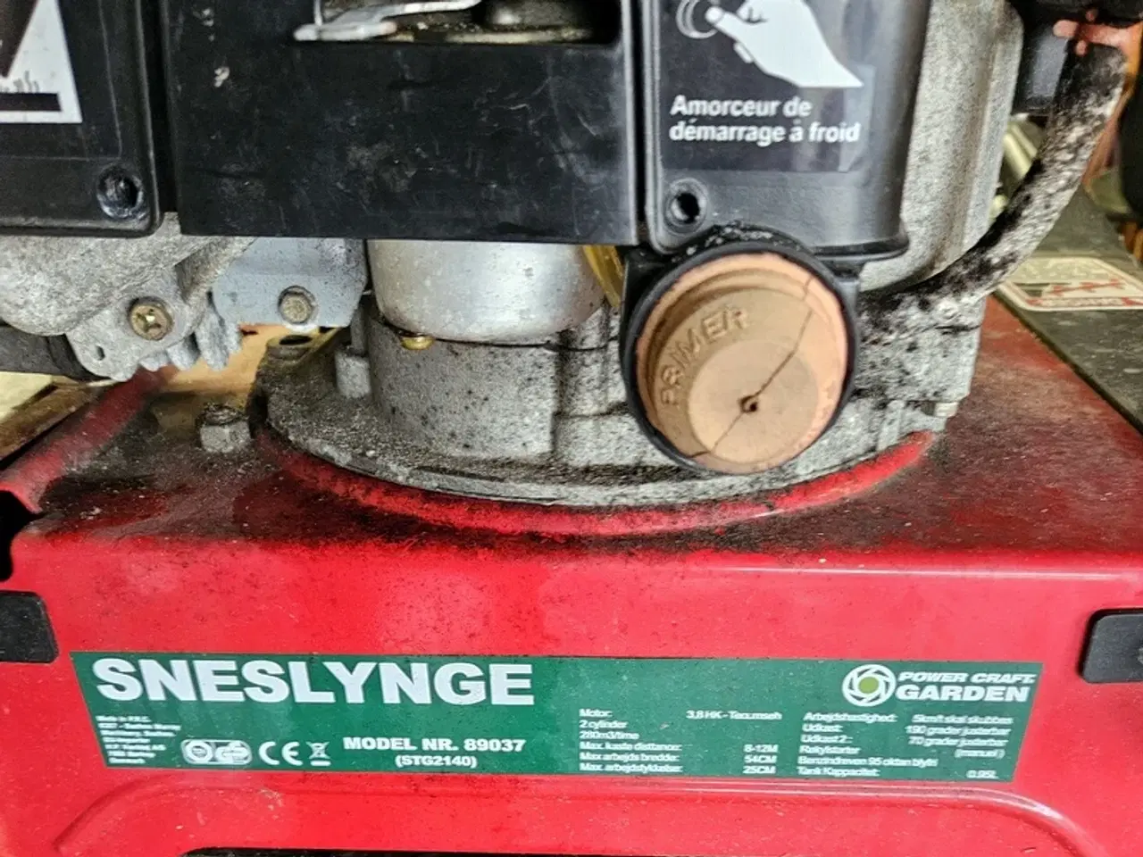 Billede 4 - Garden sneslynge med benzinmotor sælges. 