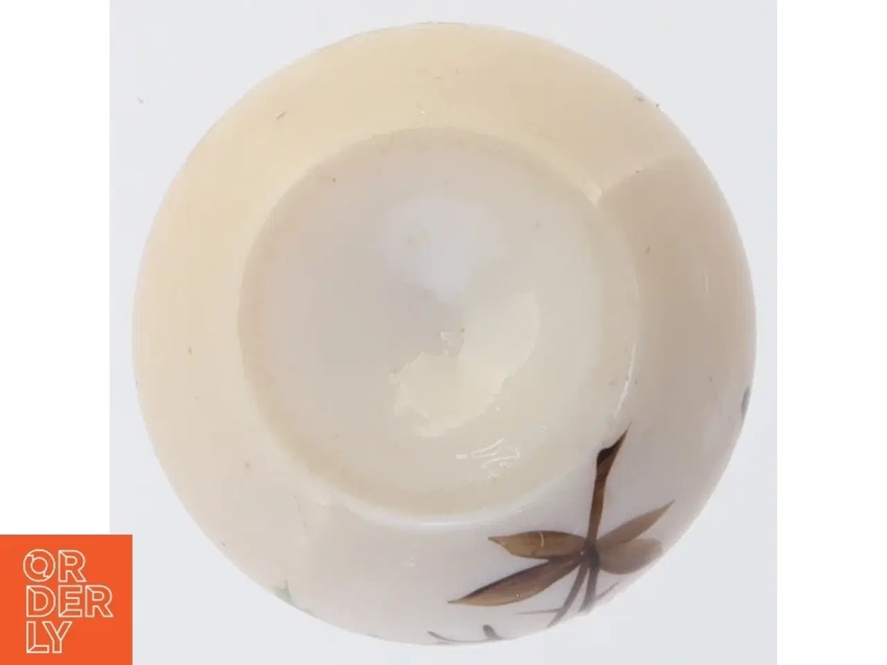Billede 4 - Håndmalet Mundblæst Glas Vase (str. 7 x 5 cm)