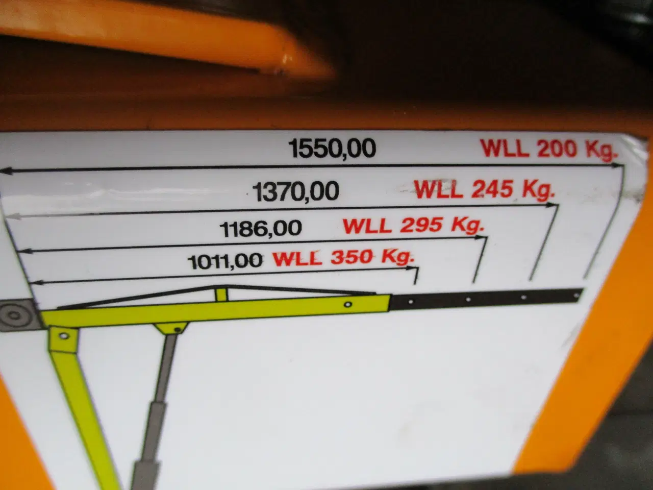 Billede 5 - Kran til trailer , ladbil, varebil, 350 kg.