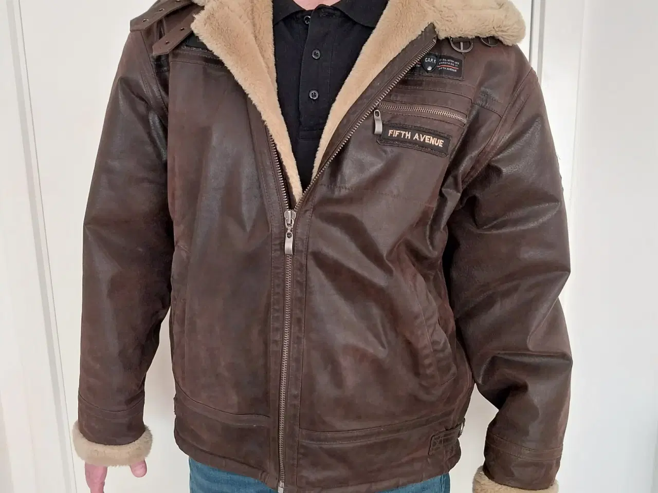 Billede 9 - Pilot jakke 54/XL Klassisk model veteran bil/mc