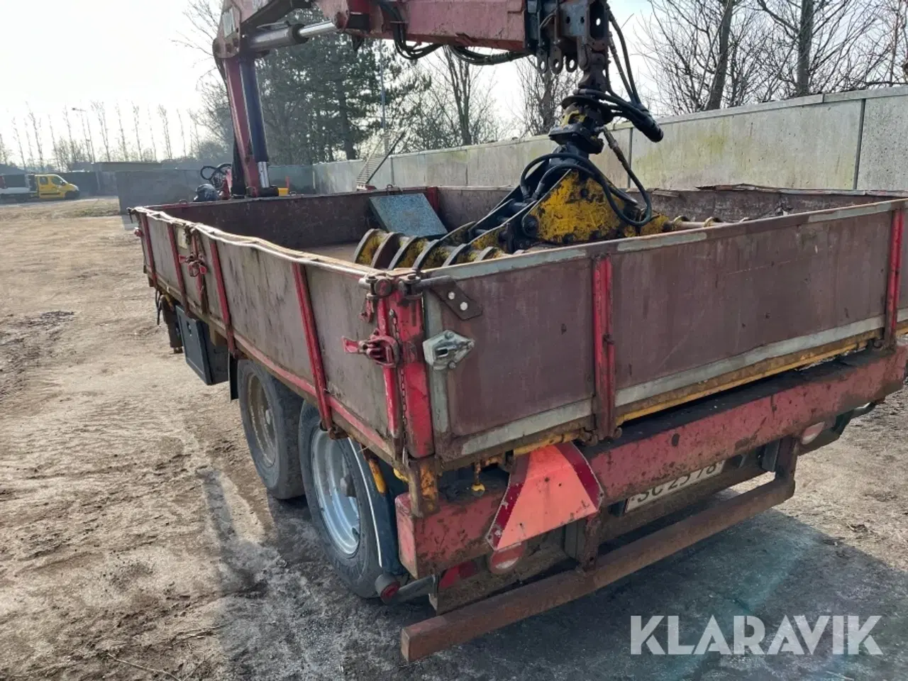 Billede 2 - TipVogn med kran H-T 80TT