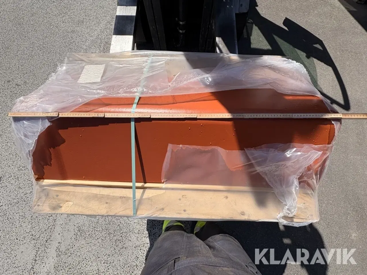 Billede 7 - Rygningssten Swisspearl 35 grader rød 30 styk