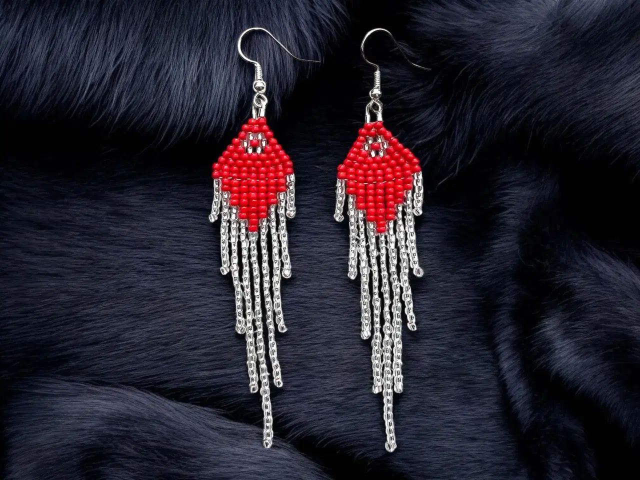 Billede 4 - Grønlandske perle øreringe