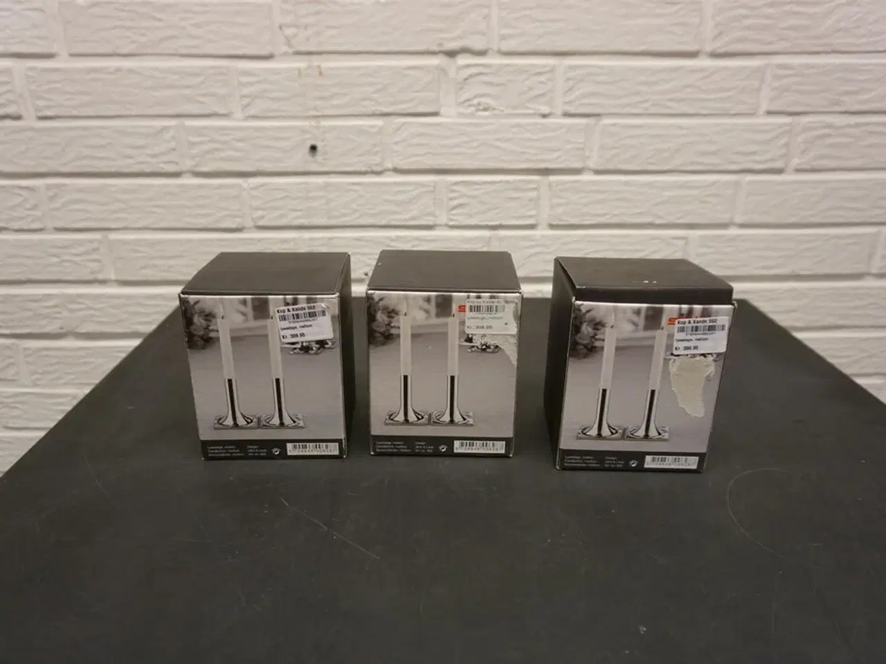 Billede 1 - 6 stk. lysestager STELTON