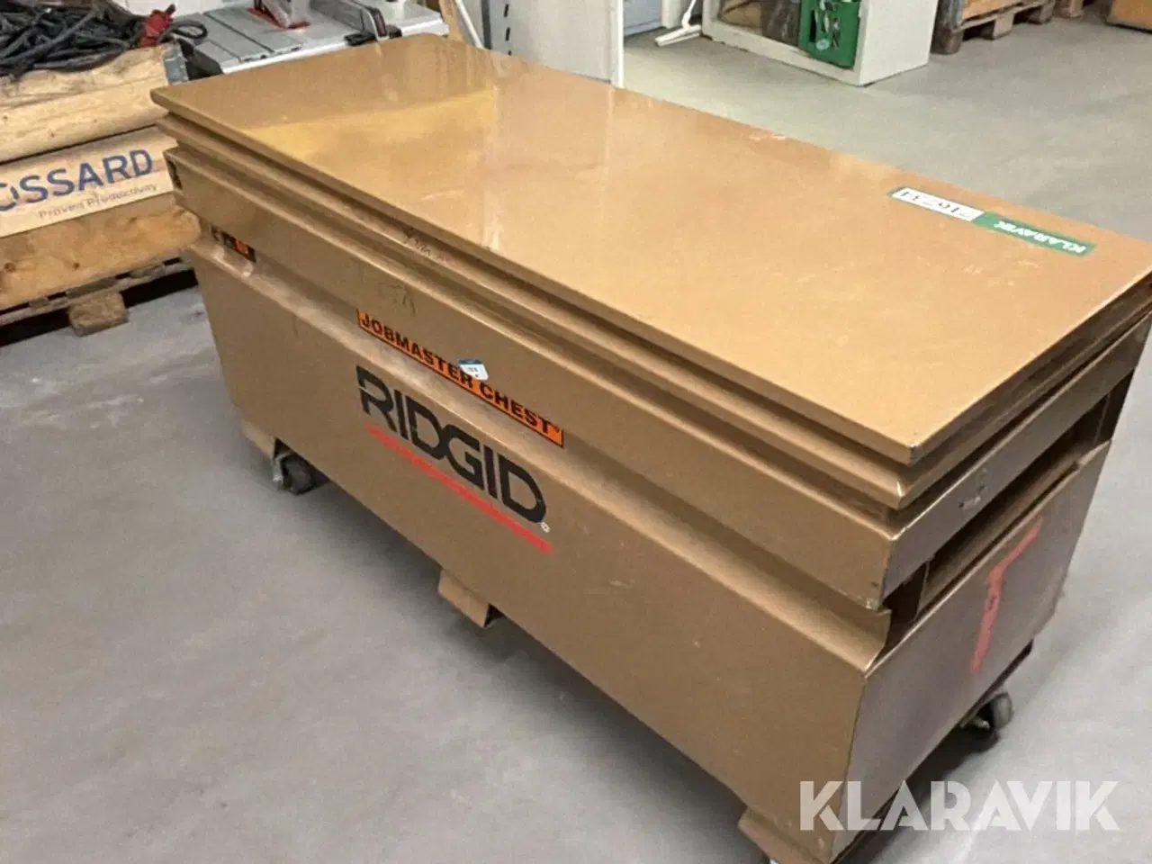 Billede 2 - Værktøjskasse RIDGID 60R Jobmaster Chest på hjul