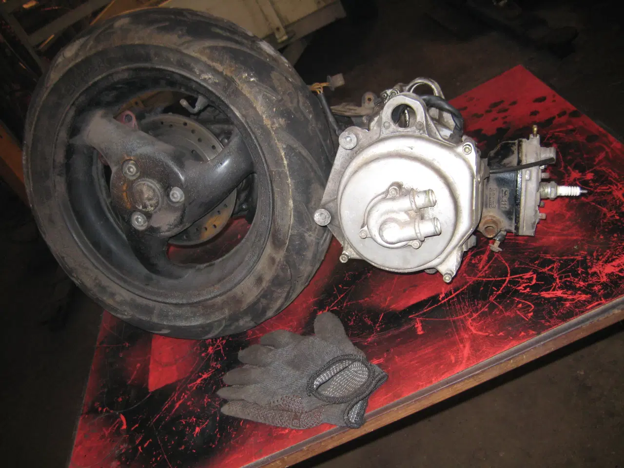 Billede 1 - aprilia rally sr motor