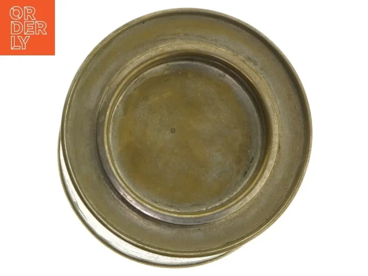 Billede 2 - Gammel tebeholder i metal (str. Ø 11,5. cm)