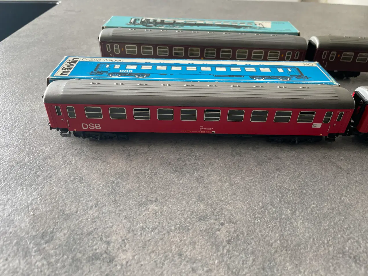 Billede 2 - Märklin 4045 DSB røde passagervogne