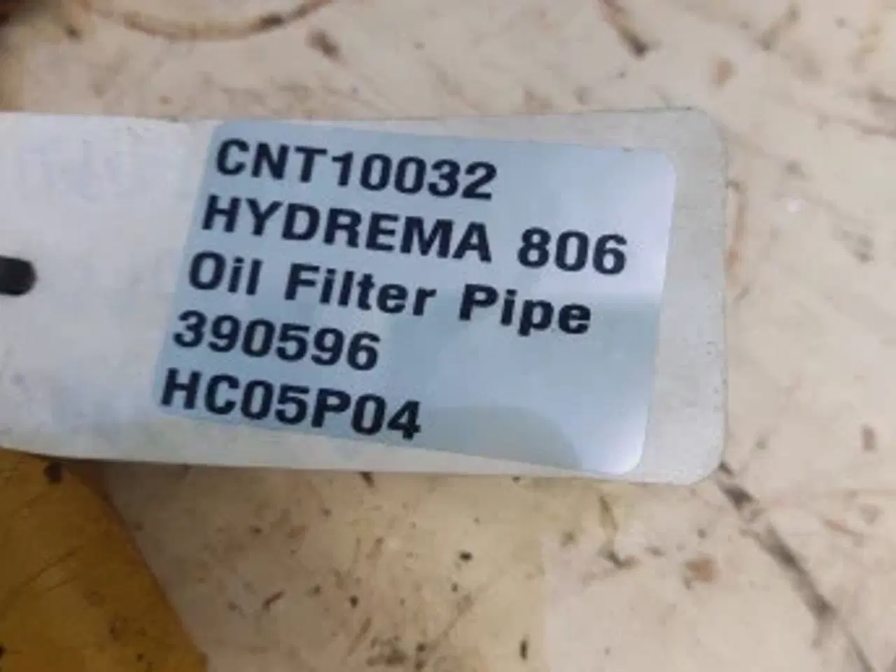 Billede 6 - Hydrema 806 oliefilterrør 390596