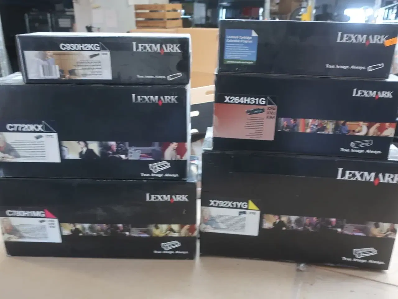Billede 1 - 7 stk. toner LEXMARK