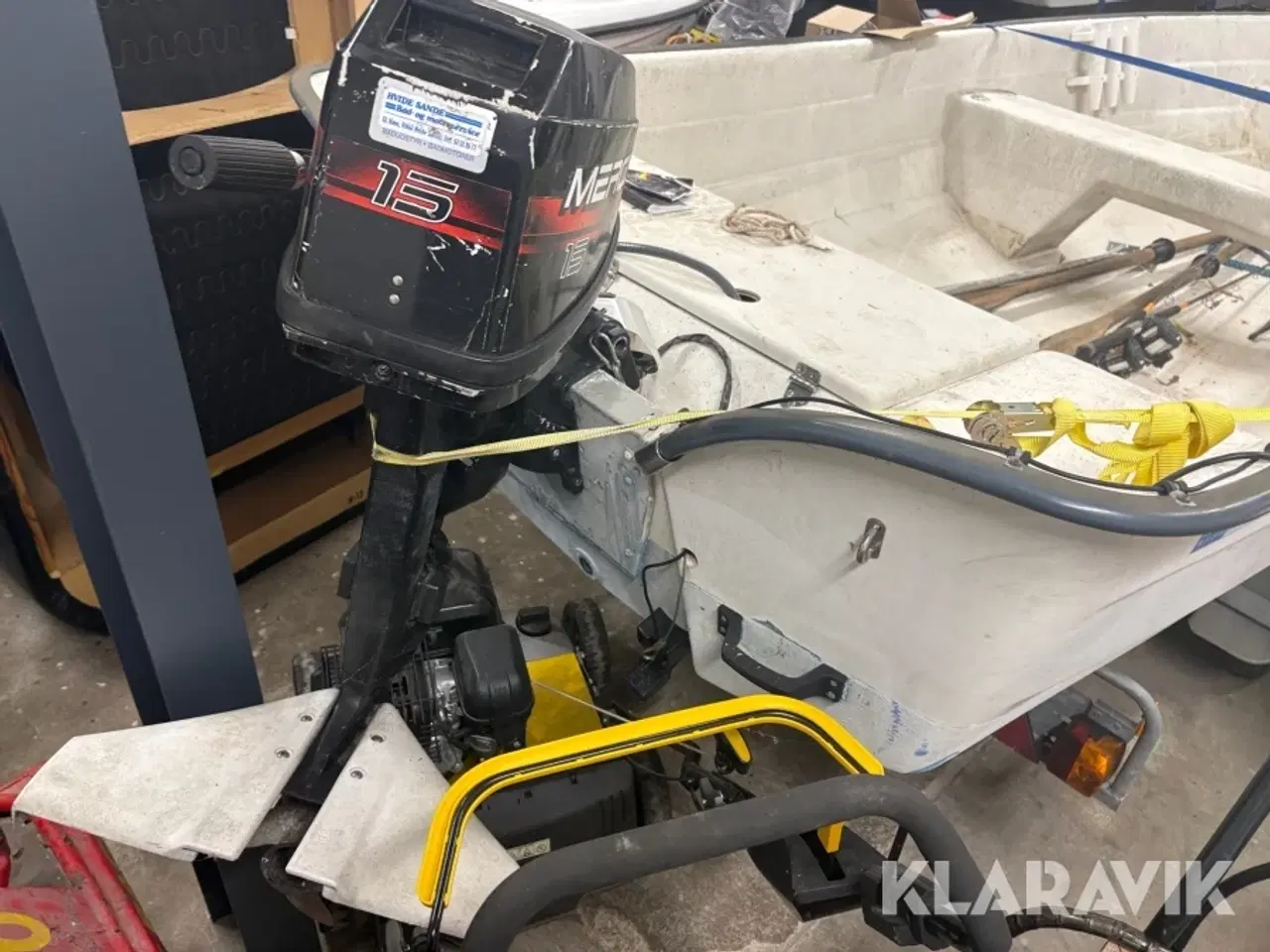 Billede 11 - Fiskerjolle + bådtrailer