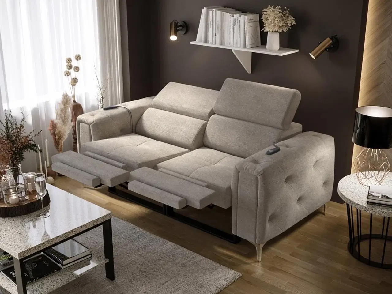 Billede 2 - ORIONIS II RELAX  TO-PERS. SOFA  190 CM U-24