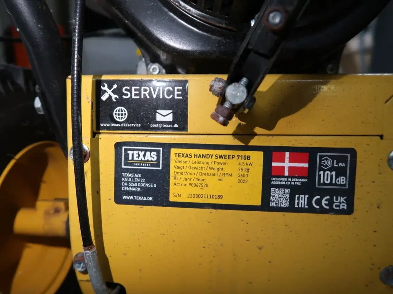 Billede 4 - Fejemaskine TEXAS Handy Sweep 710B