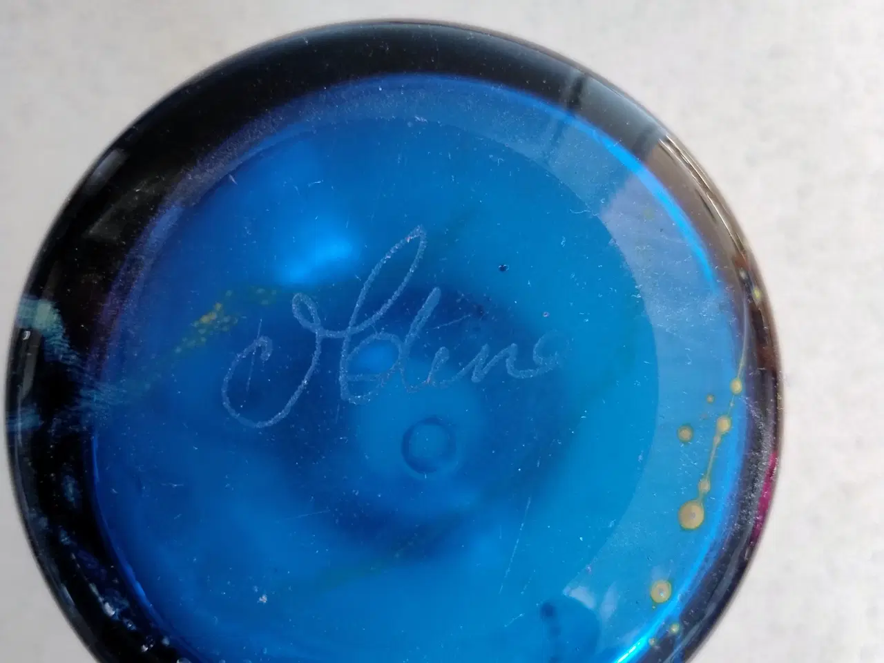 Billede 1 - Mdina karaffel / vase med prop
