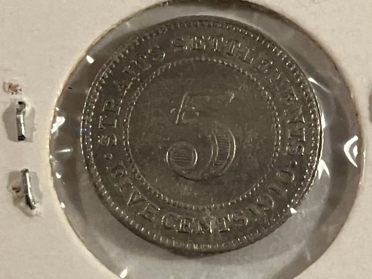 Billede 1 - 5 cent 1910 Straits Settlements