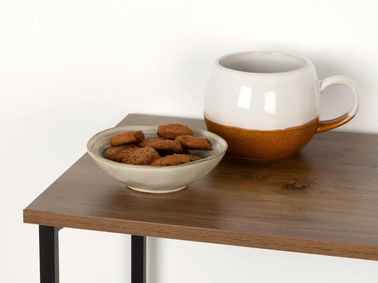 Billede 5 - Reol med hjul Max Home - jern og træ MDF, 3 hylder, 48 × 62 × 30 cm